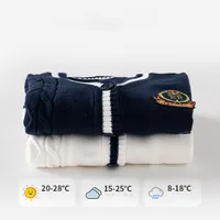 UNITIM Autumn Baby Boys Sweater Stretch Striped Badge College Style Children Boys Coat Knitted Cotton Kids Boy Outerwear 6