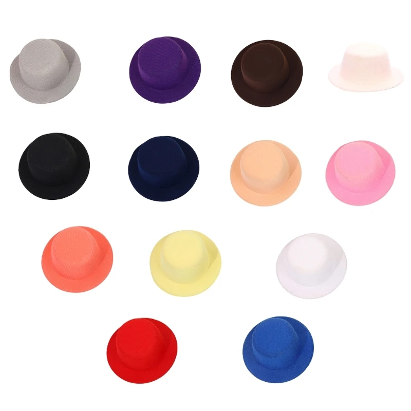 

Fascinators Hat Base Gasket DIY Colrful Pillbox Hat Percher Headwear