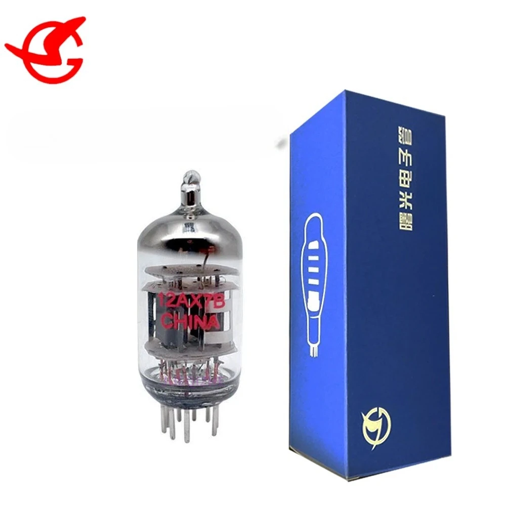 12AX7B 진공관은 12AX7 ECC83 전자 튜브 증폭기를 대체합니다. HIFI 오디오 증폭기 정밀 매칭 쿼드