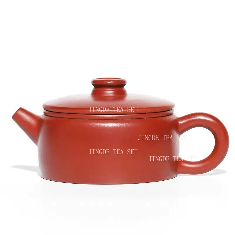 150ml Earthenware Pot of Yixing Dahongpao Coin Hanwa Pot First Class Large-diameter Teapot Chinese Household Tea Set