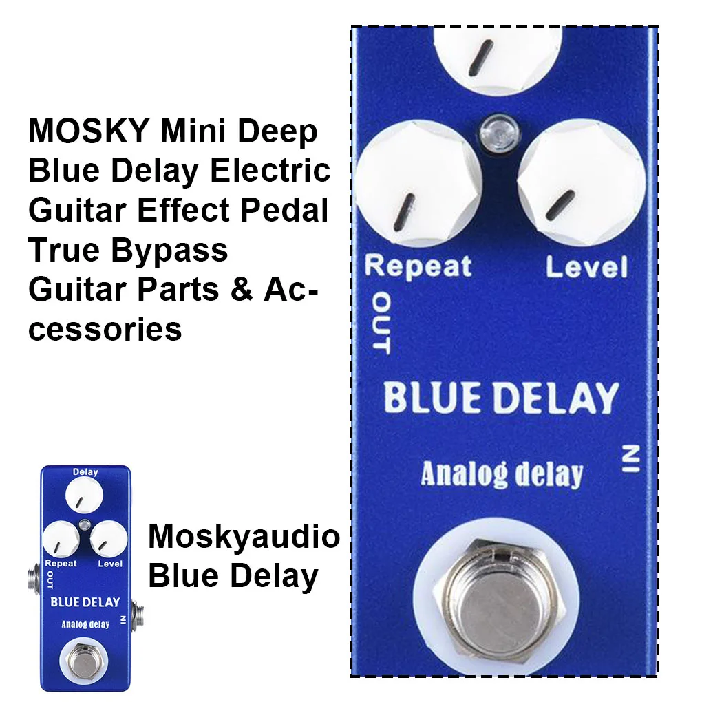 

Аксессуары для музыкальных инструментов Moskyaudio педаль эффектов для электрогитары