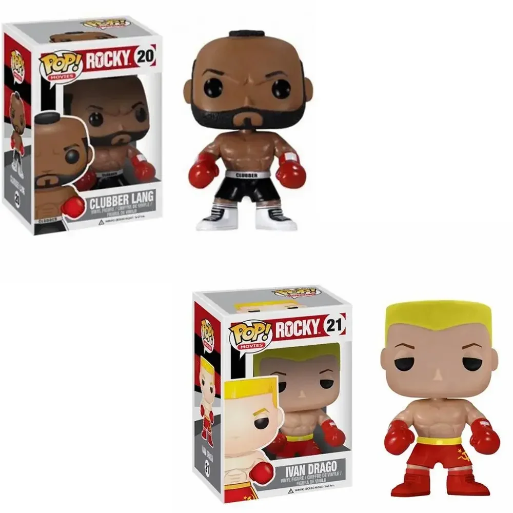 thumbnail image 2 of FUNKO ROCKY Ivan Drago 21# Clubber Lang 20# 10cm Figura de acción Juguetes PVC Edición limitada Colección Modelo Juguete Regalo para niños, 2 of 5