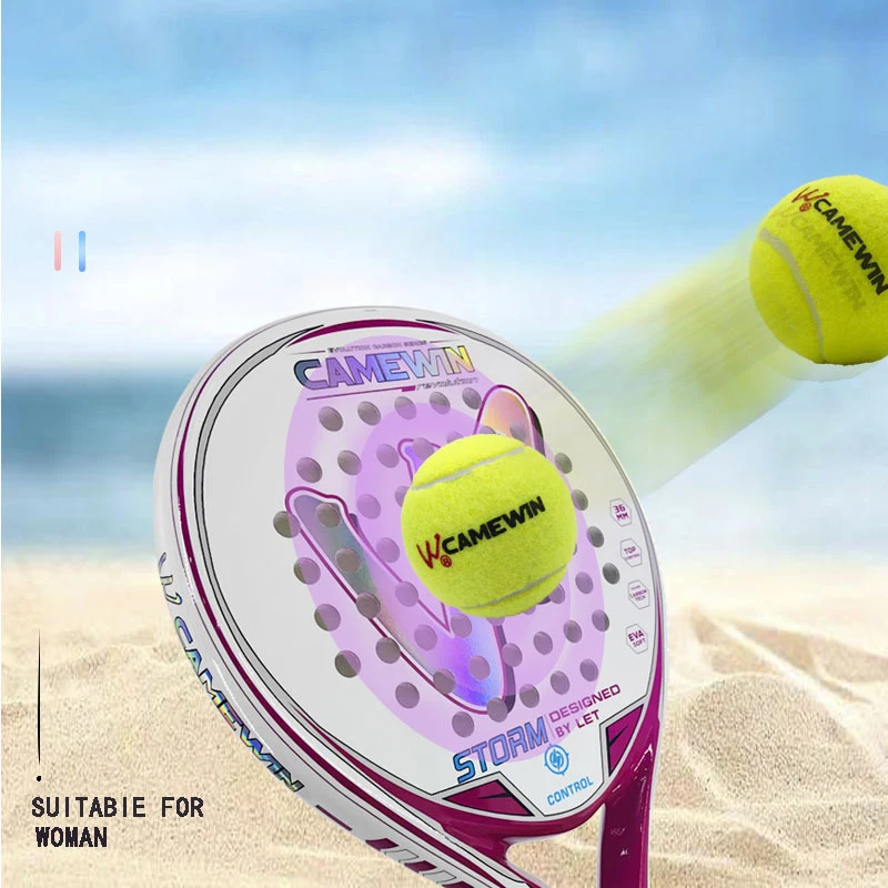 Carbon Beach Tennis Racket Padel Woman Sneakers Paddle Shovel Pallet Cover Professional Beach Tennis Racket Carbon Fiber