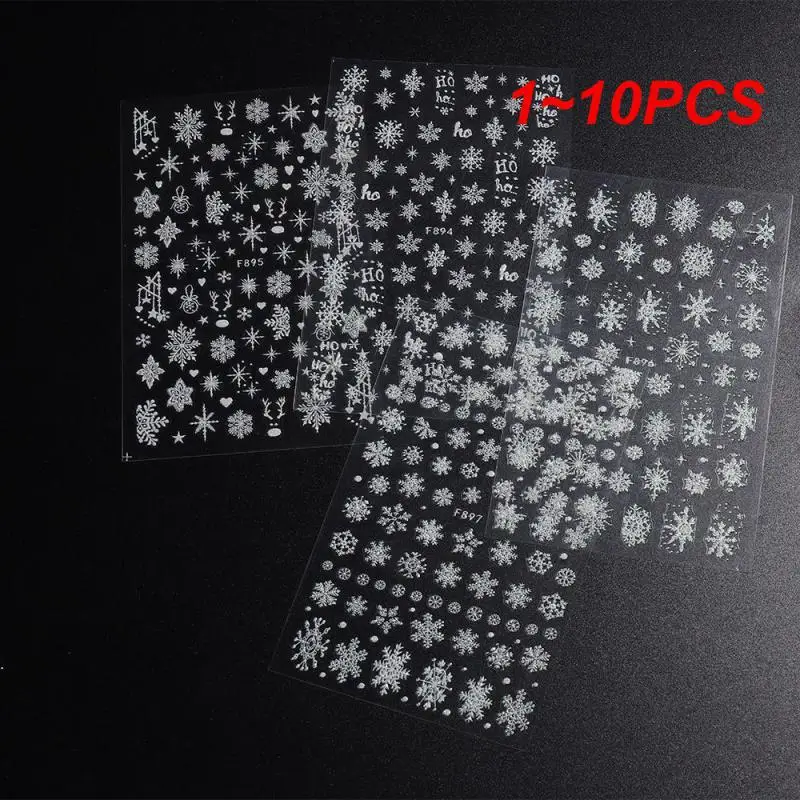 

Waterproof And Durable Christmas Nail Art Stickers Simple And Stylish Nail Art Stickers Exquisite And Compact