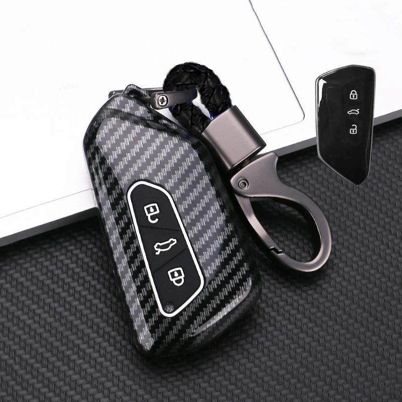 

For Volkswagen VW Golf 8 MK8 id4 Skoda Octavia 4 A8 Seat Leon MK4 Cupra Formentor 2020 2021 2022 Car Key Case Cover Accessories