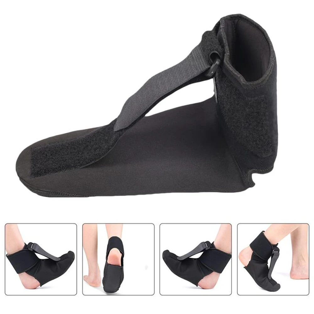 Compression Plantar Fasciitis Night Splint Sock Support Dorsal Drop Foot Orthopedic Brace Soft Stretching Boot Splints For Feet
