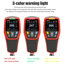 

UNI-T UT343D Coating Thickness Gauge 0.1 Micron/0-1250um Automotive Paint Film Thickness Tester To Measurement FE/NFE Paint Tool