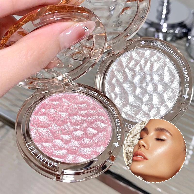 High gloss powder gloss glitter highlight contour palette