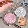 Crystal Bright Light high Gloss Powder Pearl Fine Flash Flash brightening makeup not fly Powder for young girls blush 1