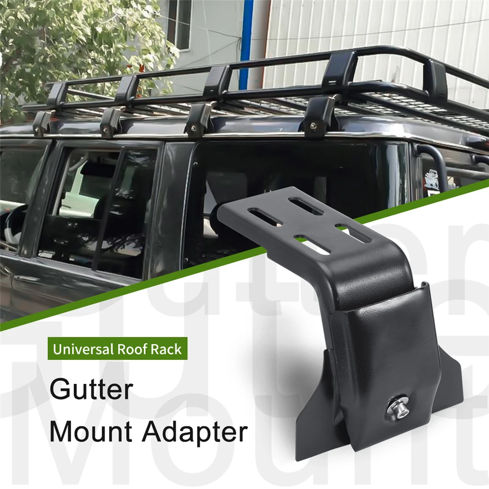 Car Exterior Parts 1Pc Universal Roof Rack Gutter Mount Adapter Car Roof Mount Bracket Auto Accessories