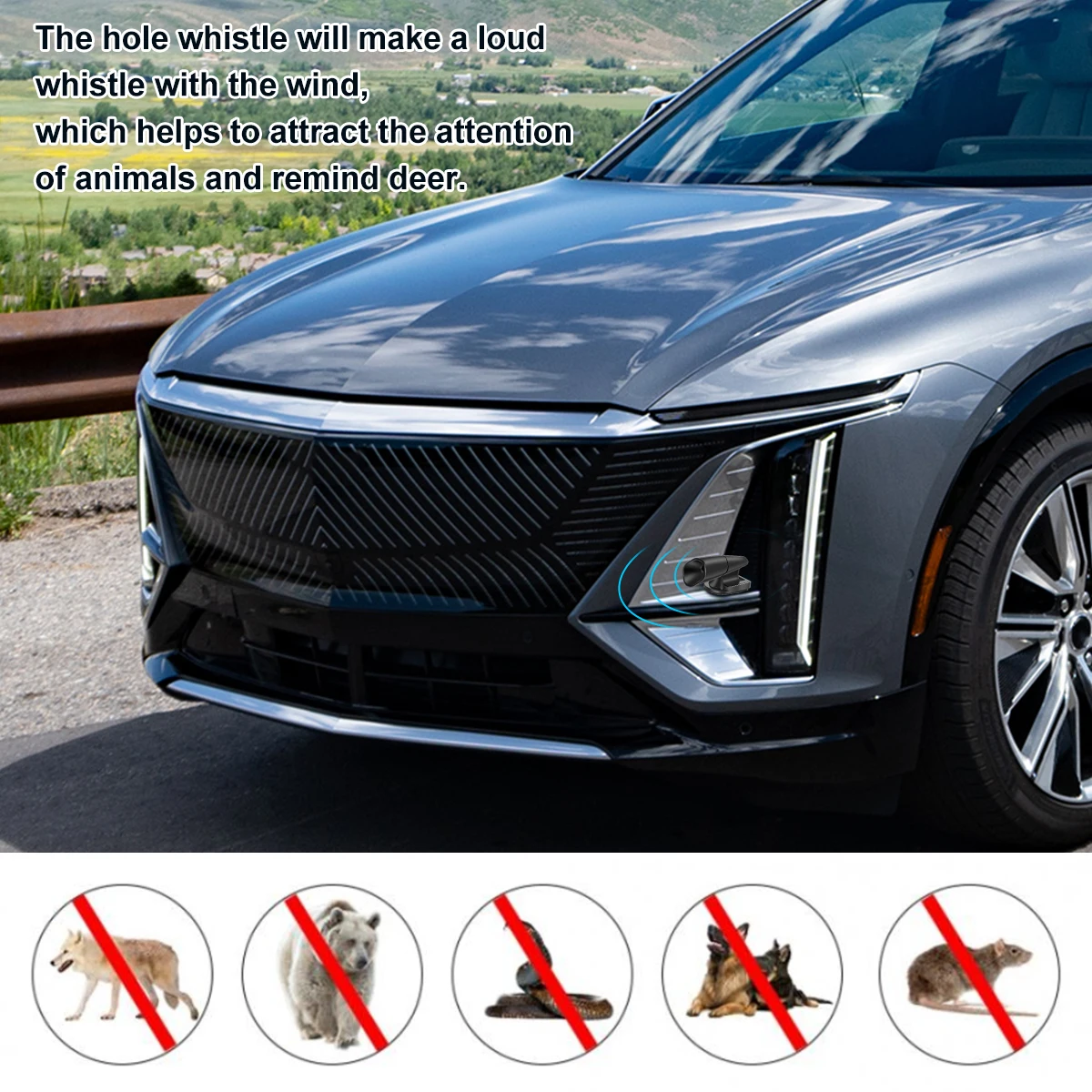 ABS Deer Warning Whistles Car Anti Collision Device