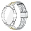 Clear silver gold