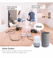 Tuya Smart Life WiFi Motorized Swing Gate Sliding Gate Opener Dry Contact 110V 240V Voice Control with Alexa Google Home - Image 3