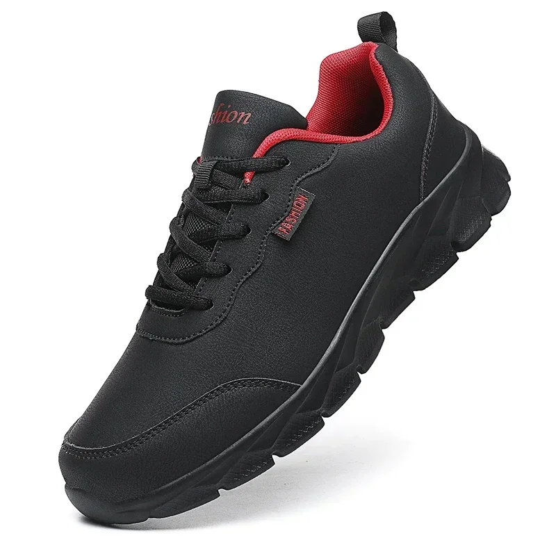 가죽 남성 캐주얼 신발 방수 운동화 남성 내마모성 남성 운동화 운동화 Zapatillas Deportivos Hombre