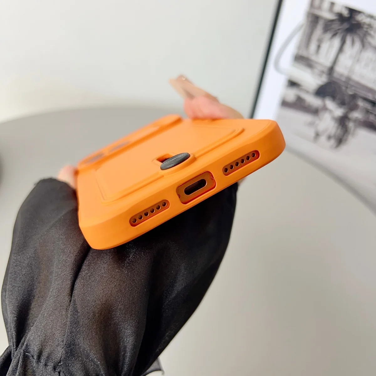 Slim Shockproof Silicone Wallet Phone Case with Card Holder