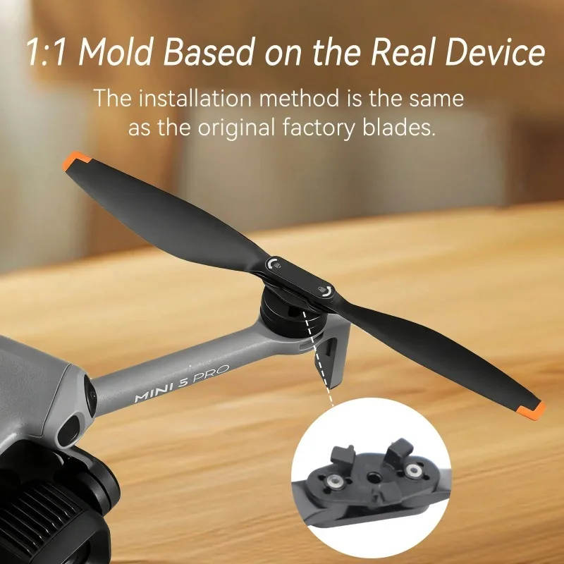 DJI 미니 5 프로 교체용 프로펠러 블레이드 접이식 드론 예비 부품 DJI 미니 5 프로 액세서리
