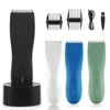 Body Hair Trimmer Shaver for Men Ball Trimmer Groin Pubic Replaceable Ceramic Blade Groomer Electric Razor Waterproof Clipper 1