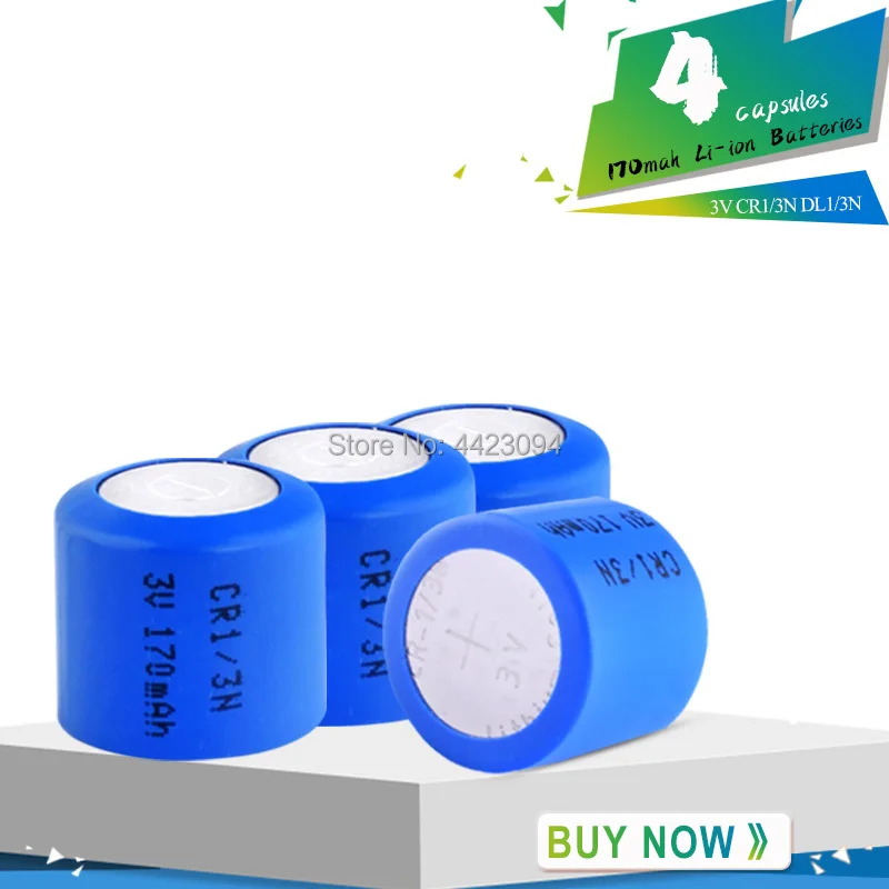 4pcs CR1/3N 5008LC LITHIUM CAMERA DL1/3N K58L 2LR76 1/3N 3V DOG COLLAR