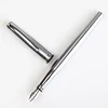 Duke 209 Luxury Black and Silver 0.8mm Curved Tip Calligraphy Pen Metal Steel Inking Pens with Original Gift Box Free Shipping 3