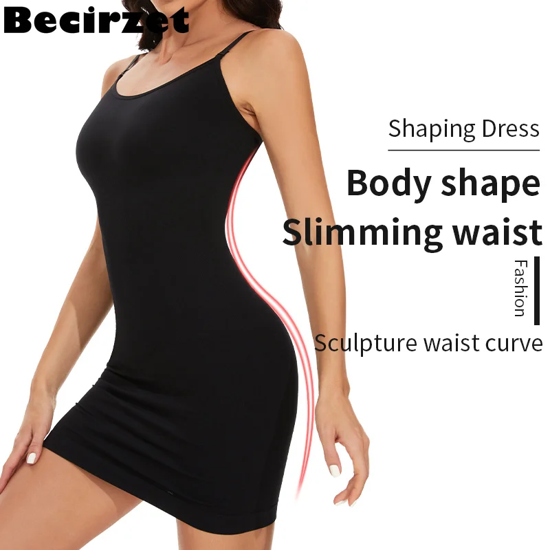 Becirzet Womens Dresses Reduce Abdomen And Waist Modeling Strap Body Shaper Female Underwear Sexy Outfits For Party Date