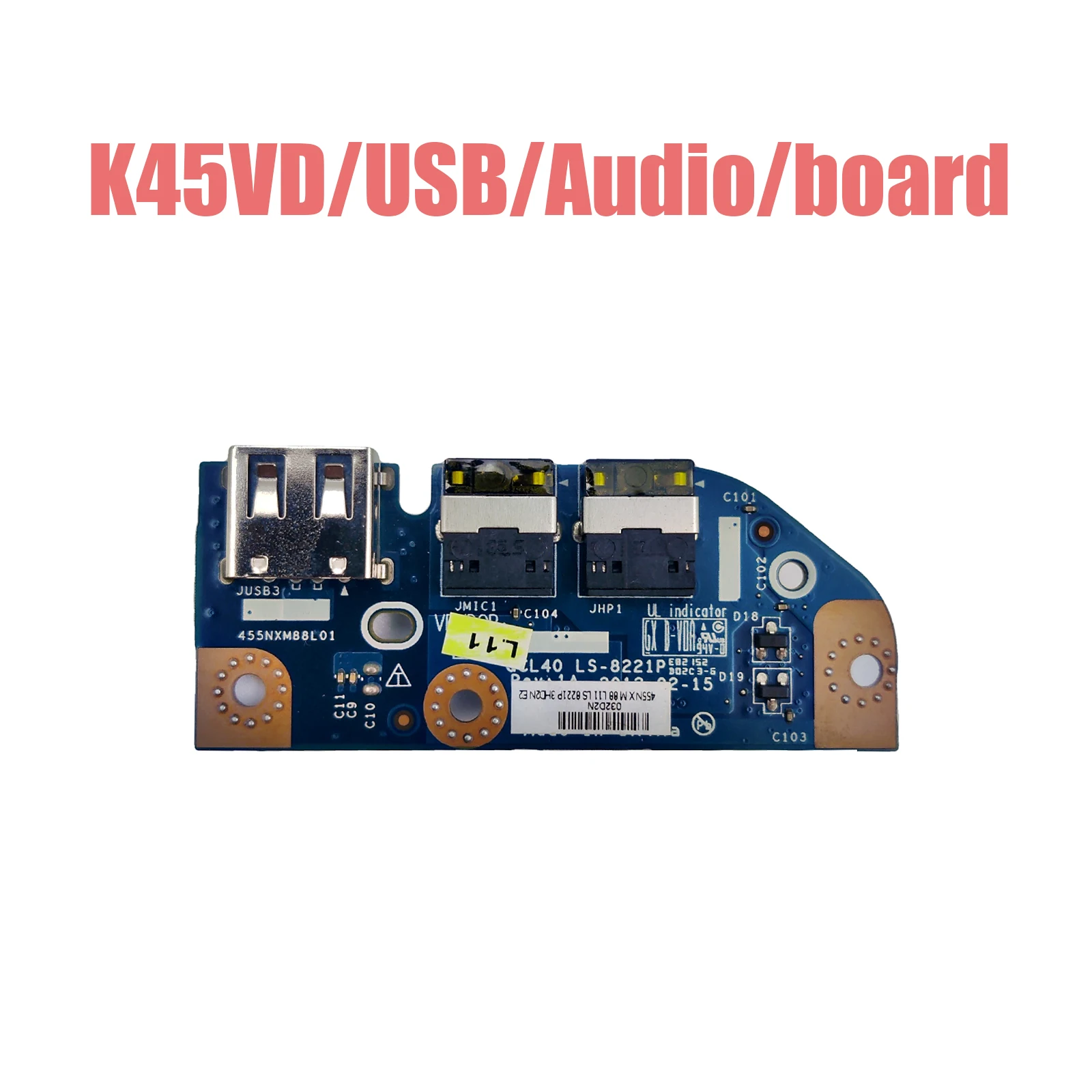 Connecteur USB et Son Asus x53s