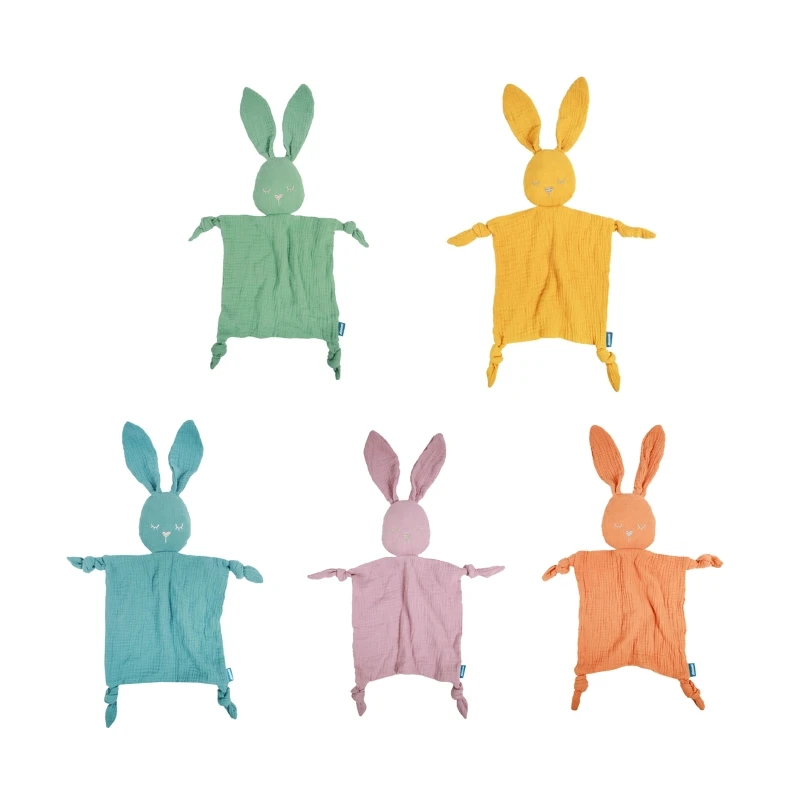 

Y1UB Rabbit Baby Appease Towel Soft Newborn Kids Cotton Comforter Blanket