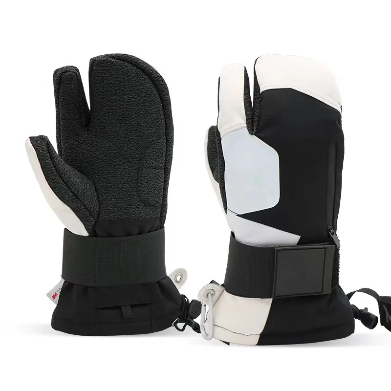 Ski Gloves  3M Cotton Skiing Gloves Men WomenSkiing Climbing Waterproof Snow Gloves Professional Thermal Waterproof Wrist Guards 5