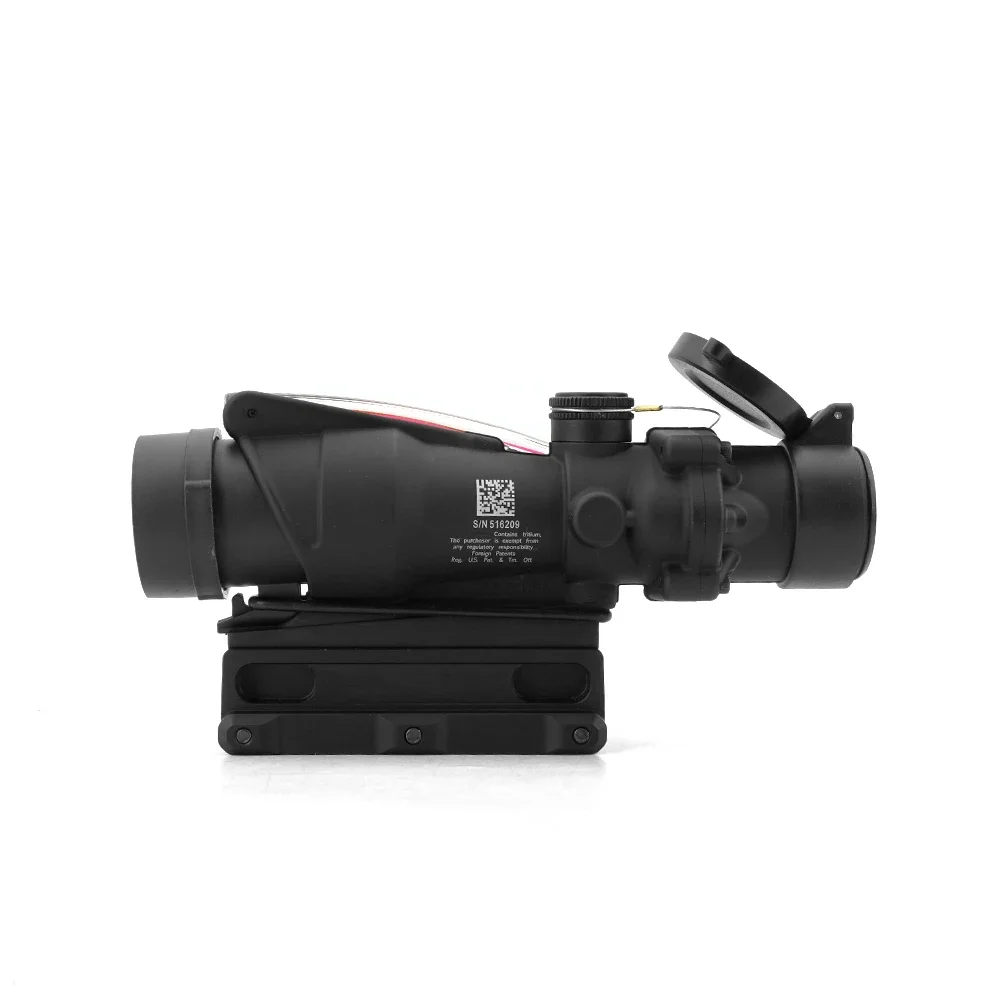 Scope Sight TA31 4X32 True Fiber Optic Prism Sight With RM Red Dot 2.05" Centerline Height Combo