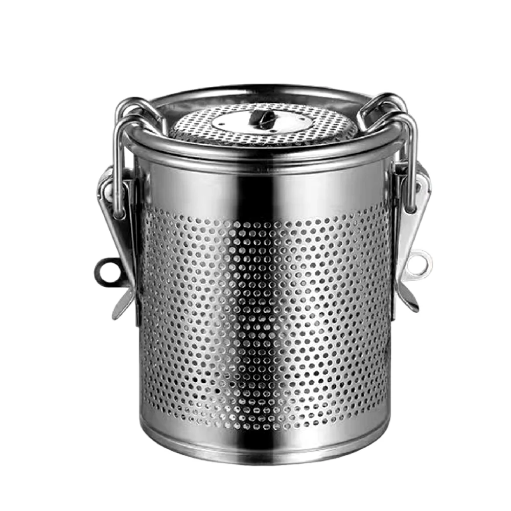 Empty Storage Cans, Stainless Steel Cans,Stainless Steel Box Lids with Holes for Home Storage Desiccants, Deodorizers