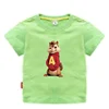 Potdemiel Summer Kids T Shirts Baby Boys Short Sleeve T-shirts Alvin and The Chipmunks Tee Children Clothes Costume Kids Shirts 4