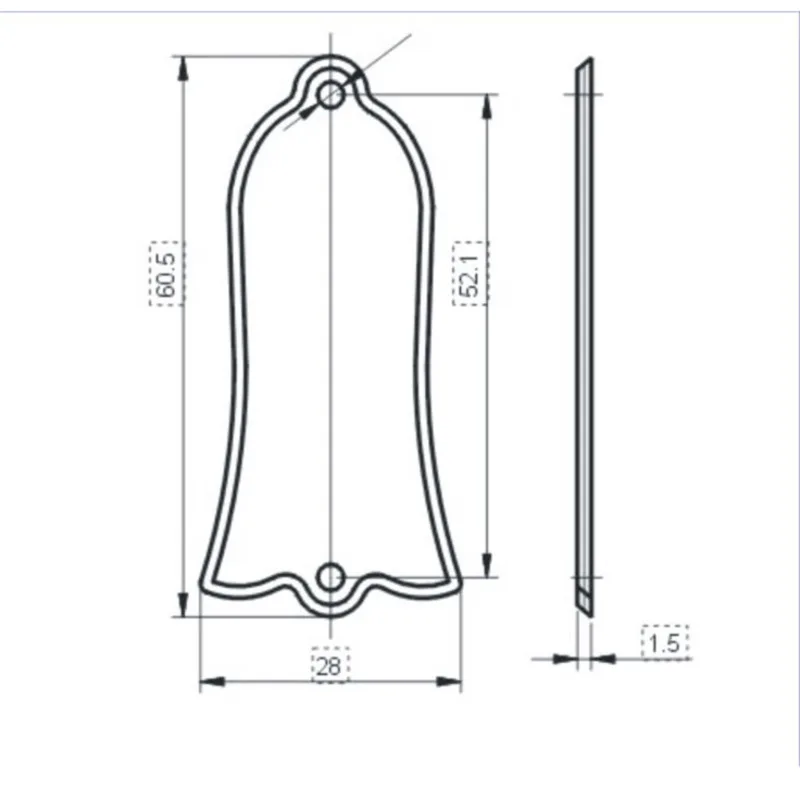 Feiman-Guitar Parts for US Gift, LP Standard Truss, ROD Cover Plate, 1 Pc