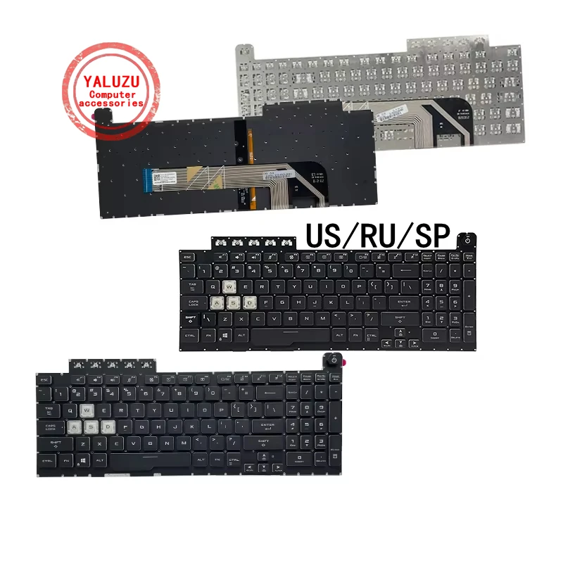 US/RU/SP NEW Laptop Keyboard For ASUS TUF Gaming FA506 FA506H