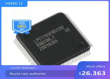 

100% NEW Free shipping LPC1765FBD100 LPC1765 LPC1765FBD QFP100 ARM-MCU