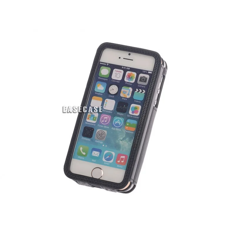 A6 Easecase Custodia In Vera Pelle Su Misura Per Due Telefoni Apple Iphone5 Iphone5S Iphone 5 5S Se