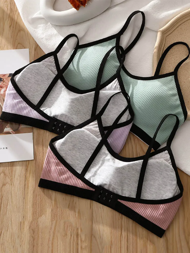 3D Sexy Lingerie Seamless Sport Bra Backless Strapless Top Push Up Bralette Brassiere for Women cotton girls lady women lingerie bra