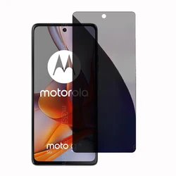 Anti-Spy Glare Tempered Glass Privacy Screen Protector for Anti-Spy Glass (For Moto G04S)