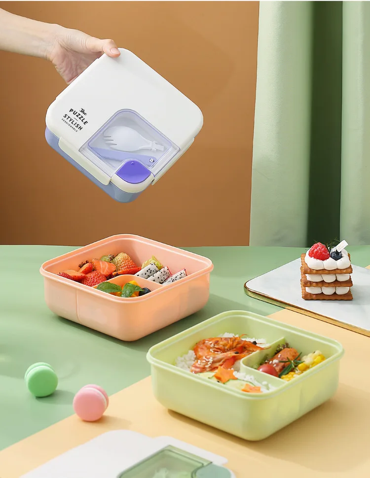 1ℓ Square Lunch Box