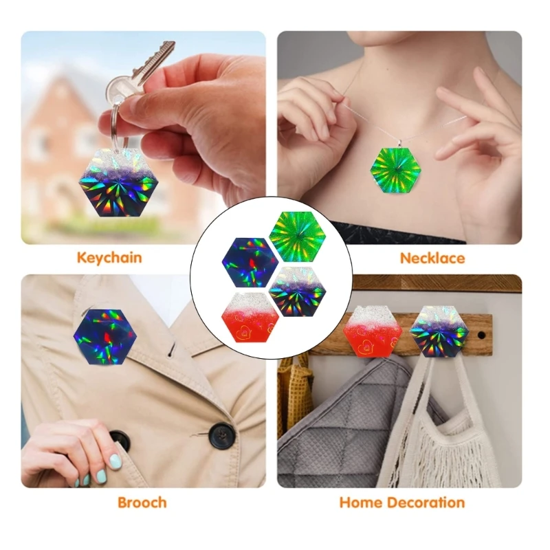 Holographic Light Shadow Silicone Molds DIY Epoxy Resin Casting Mold Mobile Phone Holder Mold Cell Phone Bracket Mould