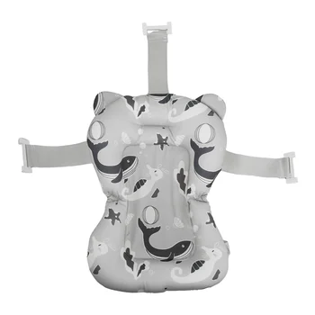 Seggiolino di supporto per il bagnetto del bambino con stampa a stelle 3D, rete traspirante, cuscino morbido imbottito, antiscivolo, per neonati.