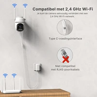 WONSDAR 2 pièces caméra PTZ caméra IP extérieure Surveillance vidéo WiFi caméra Protection de sécurité à domicile détection de mouvement alarme iCsee 6