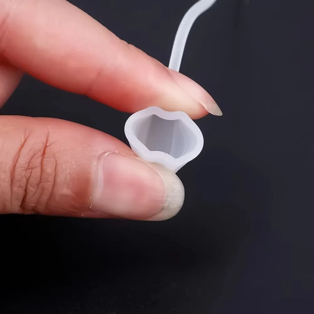 Clear Type-C USB Charging Port Dustproof Protector with Secure Rope Attachment