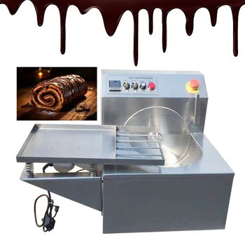 Chocolate Depositing Machine 8kg/15kg/24kg/30kg Small 220V Machine Electric Chocolate Heating Tempering and Melting Pot 1