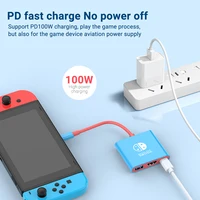 3 In 1 USB C HUB Type C to HDMI 4K with PD 100W Fast Charging USB 3.0 Docking Station for Switch MacBook Laptop Computer Phone - Image 3
