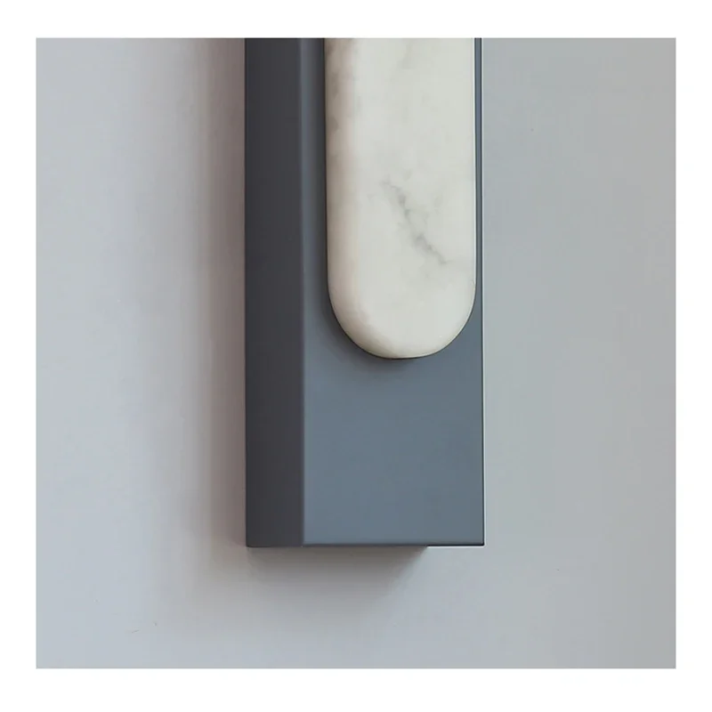 Modern Minimalist Home Decor Wall Lamp for Living Room Bedroom Bedside Hallway Aisle Luxury Imitation Marble LED Lights Fixtures 6