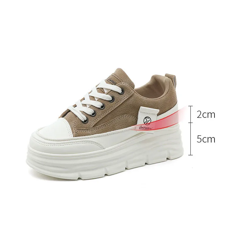Sneakers donna casual stringate per passeggio primavera autunno_voghion.com