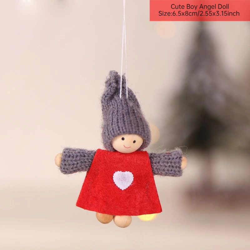 thumbnail image 1 of Christmas Angel Elf Doll Pendant Christmas Tree Decorations 2023 New Year 2024 Gift Navidad Home Decor Xmas Ornaments Noel Natal, 1 of 5