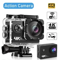 4K Action Camera A1 Ultra HD WiFi 12MP 2" LCD 30M Waterproof 170D Remote Control Helmet Bicycle Video Camera Outdoor Sport Cam 1