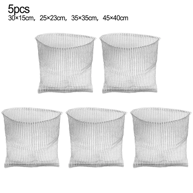 5Db 5 Gallon Gyökérvédő Gopher Háló Kosár 304 Rozsdamentes Acél Hálózsák Gyökér Rovarálló - Image 6