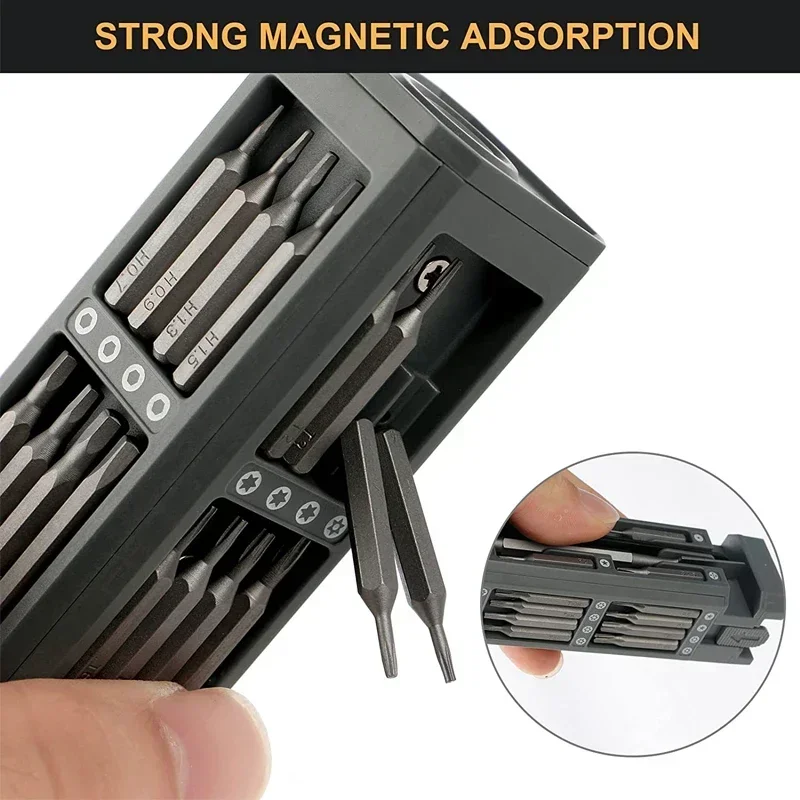 Screwdriver Set Precision Magnetic Screw Driver Bits 30/40/44 in 1 Mini Repair Tool for Home Appliances Phone Watches Repair