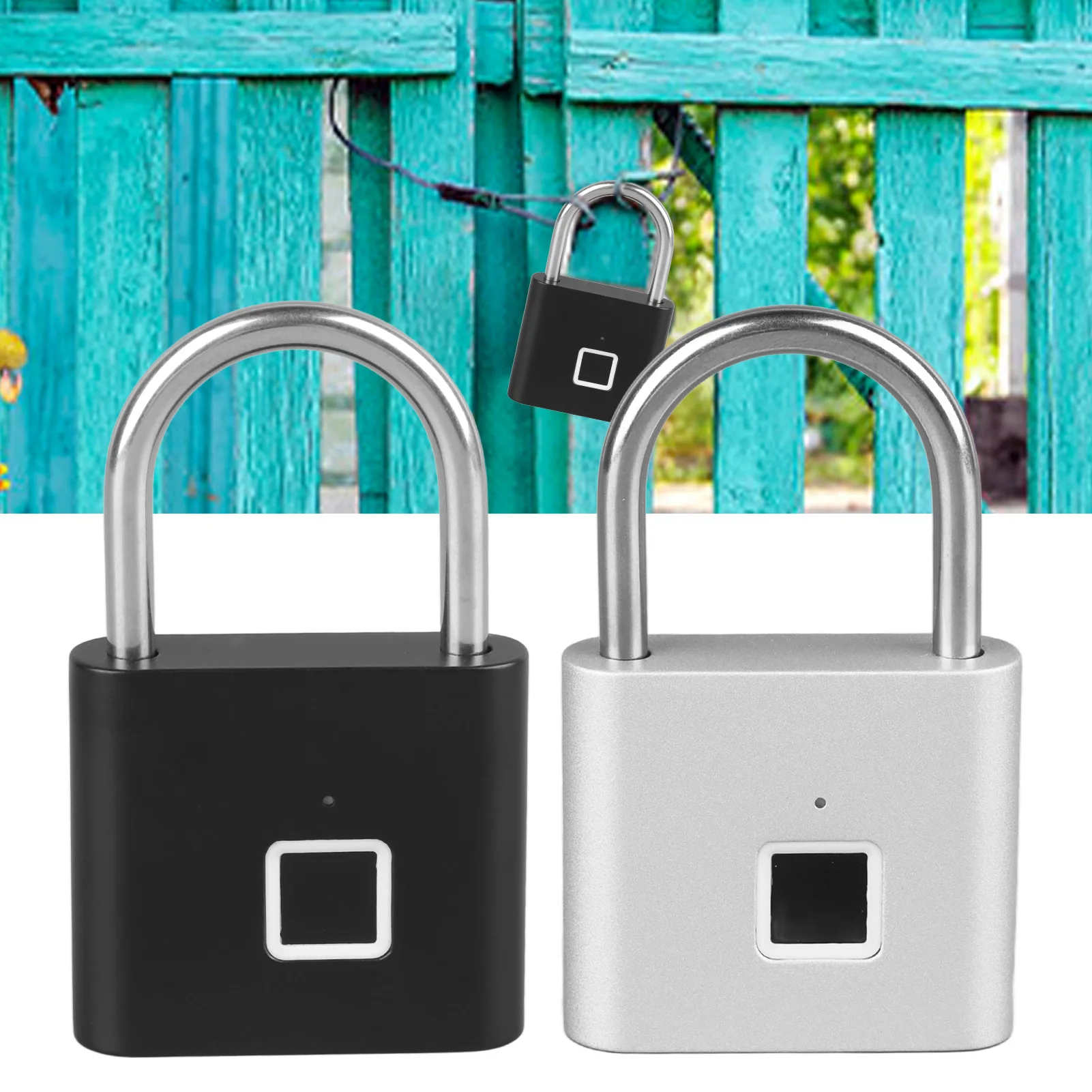 Fingerprint Gym Lock Padlock Keyless Waterproof Biometric Electronic Lock USB Rechargeable fingerprint padlock electronic lock smart lock